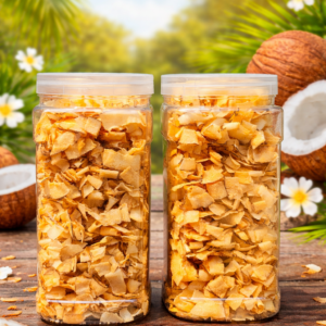 কুড়মুড়ে নারিকেল ভাজা ২ জার - ৫০০ গ্রাম