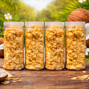 কুড়মুড়ে নারিকেল ভাজা ৪জার -১ কেজি